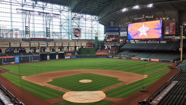 Minute Maid Park looks weird without Tal's Hill