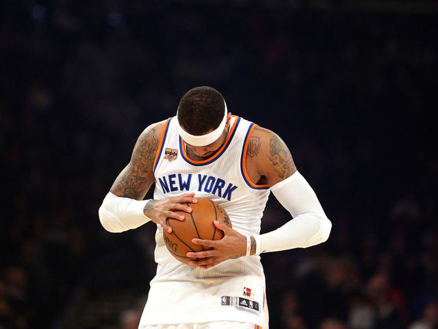 Knicks president touts team's future, fails to mention Melo