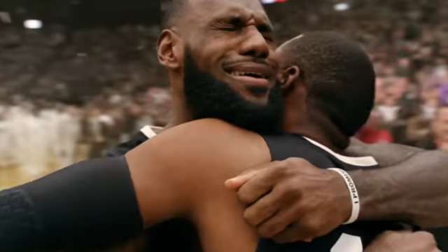 Watch: LeBron sheds tears of joy in new Intel ad