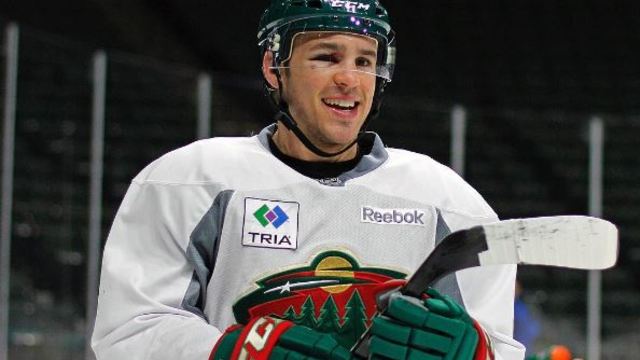 Parise sports shiner at practice 2 days after scary collision
