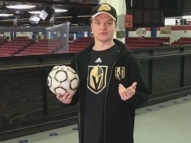Watch: Golden Knights' Duke pokes fun at team's lonely roster