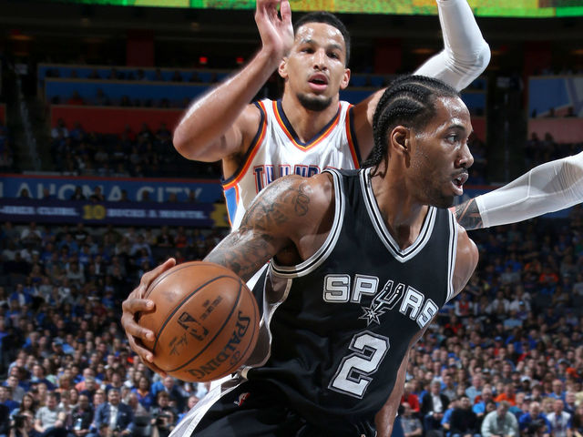 Aldridge's block on Westbrook, Leonard's and-1 seal Spurs' comeback