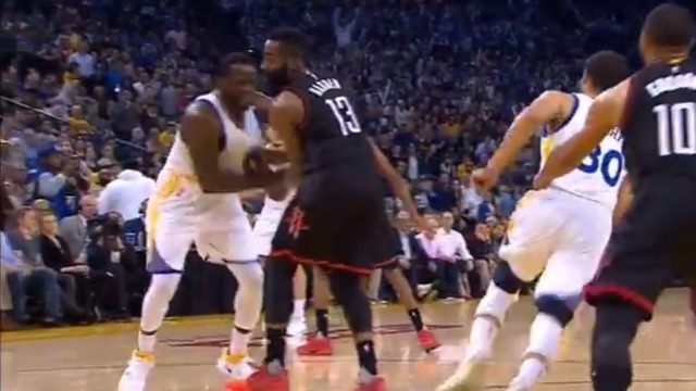Green delivers cheap shot to Harden's ailing wrist