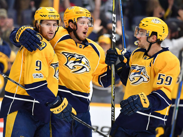 Watch: Predators score twice in 10 seconds vs. Wild