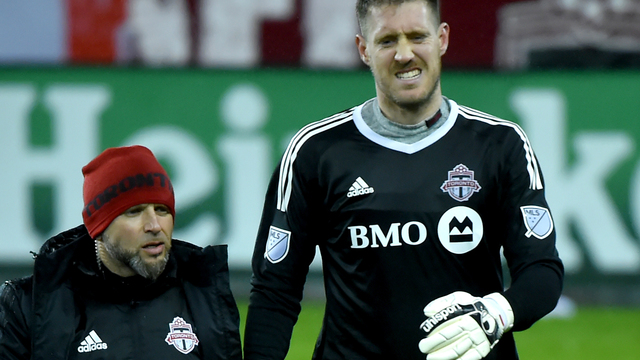 Toronto shot-stopper Irwin shelved 4-5 weeks