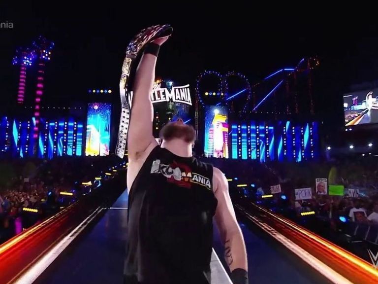 Kevin Owens United States Champion at WrestleMania 33