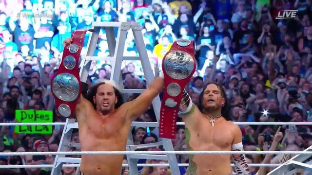 Hardy Boyz return at WrestleMania, become Tag Team Champions