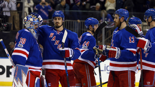 Rangers eliminate Flyers, will finish no worse than 1st wild-card spot