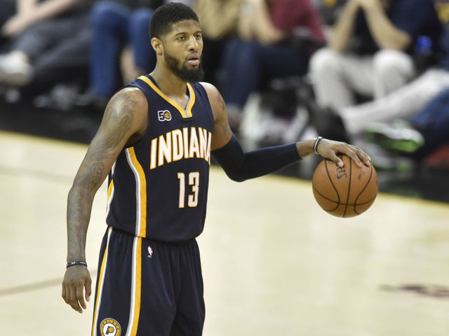 George rips 's---ty officiating' following late ejection vs. Sixers