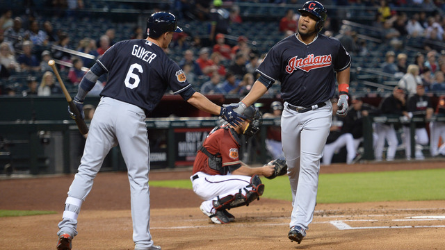 Watch: Encarnacion's clutch 1st home run helps lead Indians to victory