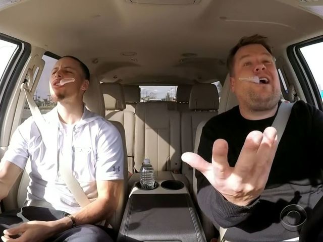 Watch: Stephen Curry croons Disney songs in 'Carpool Karaoke'