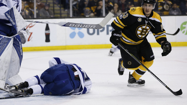 Marchand: Spear on Dotchin 'undisciplined,' could've been costly