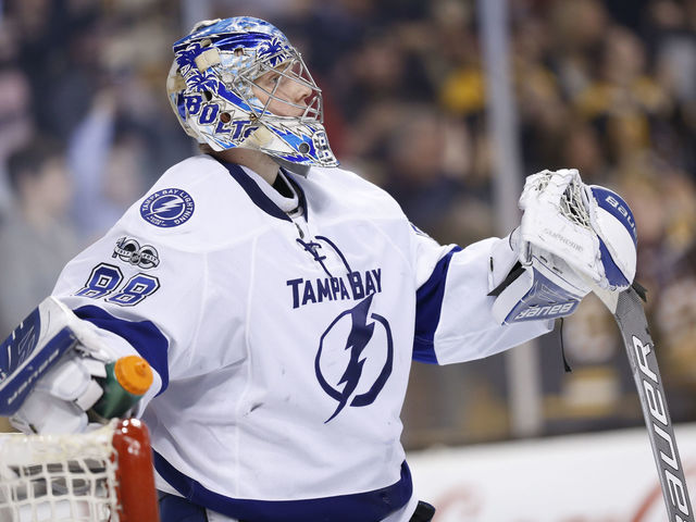 Watch: Vasilevskiy's color-changing mask will blow your mind