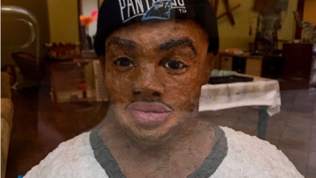 Someone made a terrifying lint bust of Steve Smith