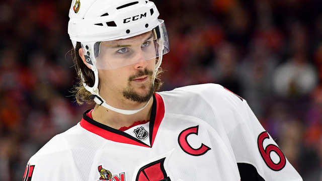 Senators' Karlsson resumes skating following foot surgery