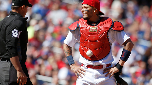 Molina denies using foreign substance on chest protector