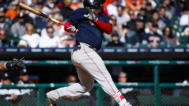 Watch: Panda hits 3-run shot for 1st home run of season