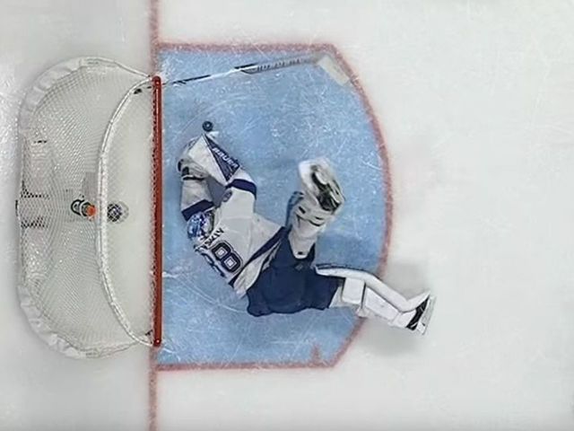 Watch: Vasilevskiy robs Radulov with brilliant desperation save