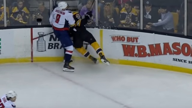 Bruins' Carlo injured by Ovechkin in loss to Capitals