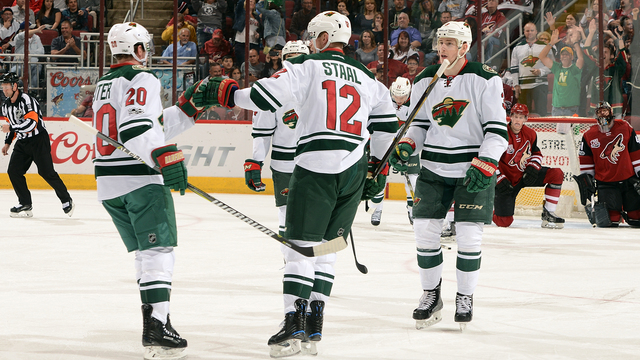 Wild beat Coyotes for franchise record 49th win