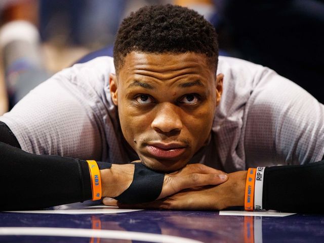 Westbrook fined $15K for swearing during media address