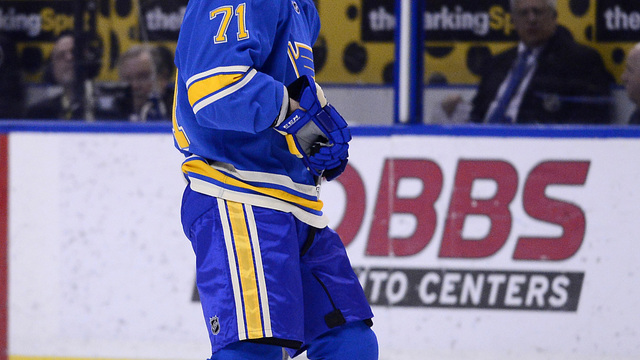 Blues' Sobotka fined $5K for high-sticking Blackhawks' Sharp