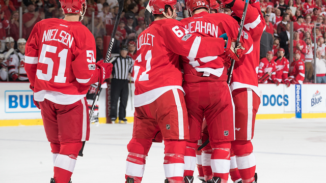 Goalless through 79 games, Sheahan scores final tally at Joe Louis Arena