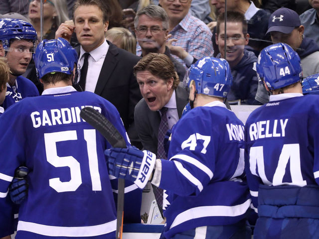 Babcock: Young Leafs will discover what playoff hockey is in a hurry