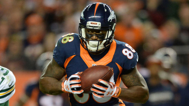 Report: Patriots interested in Broncos' Thomas, Lions' Tate