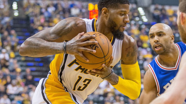 Pacers' George, Sixers' Henderson ejected after scuffle