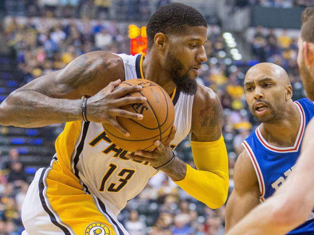Pacers' George, Sixers' Henderson ejected after scuffle