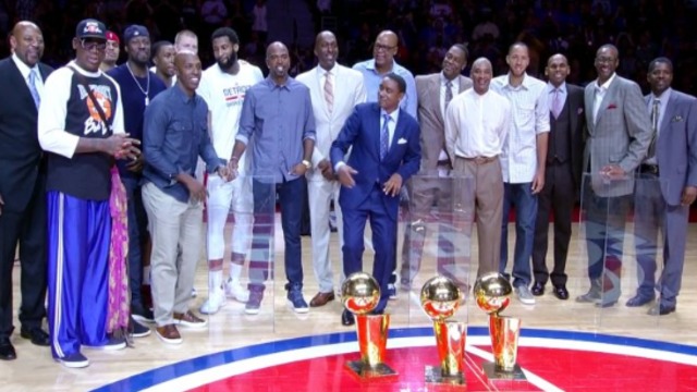 Pistons legends help close down Palace of Auburn Hills