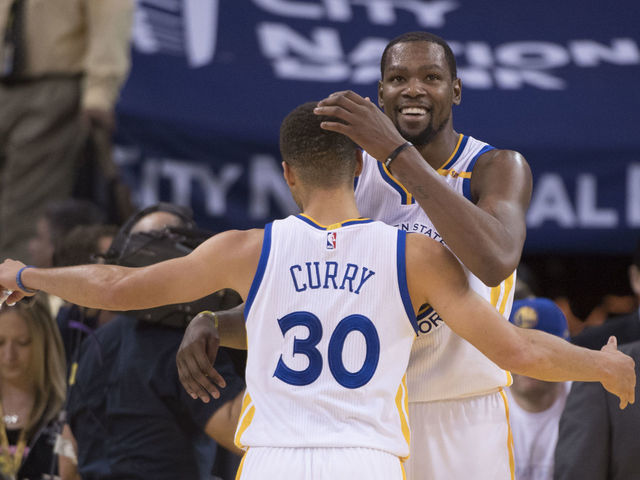 Durant reads Curry's line vs. Jazz: 'I guess I don't make him worse after all'