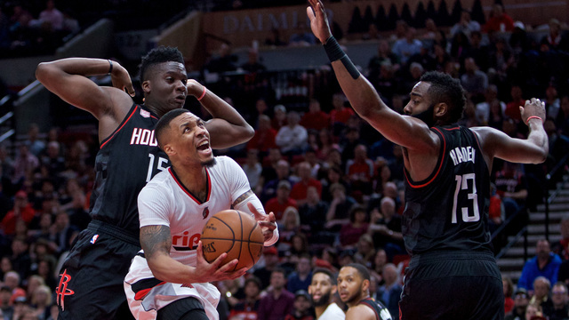 Lillard says Westbrook, Harden can't guard him