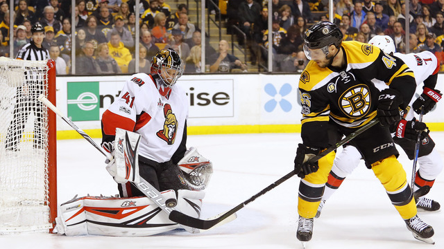 Krejci leaves Game 5 after knee-on-knee with Wideman