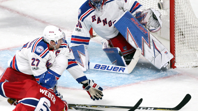 Lundqvist shuts door as Rangers take Game 1 over Canadiens