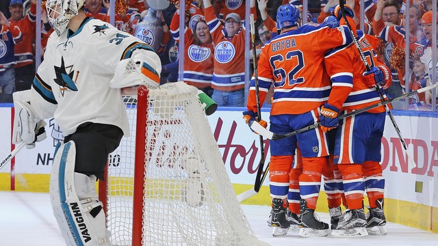 Watch: Klefbom scores Oilers' 1st playoff goal in 11 years