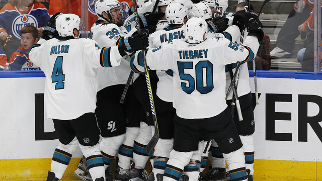 Watch: Sharks' Karlsson spoils Oilers' return to playoffs with OT winner