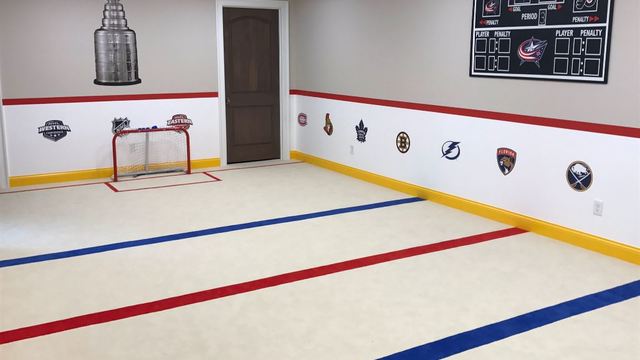 Look: R.J. Umberger's son is getting best play room ever