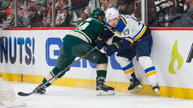 Watch: Blues' Schwartz tames Wild with late, game-winning snipe