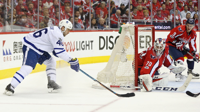 Leafs' Polak injured after hit from Orpik leads to awkward landing