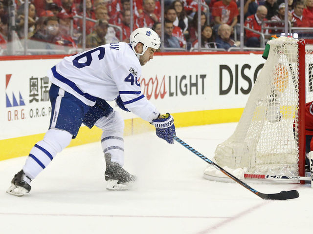 Leafs' Polak injured after hit from Orpik leads to awkward landing