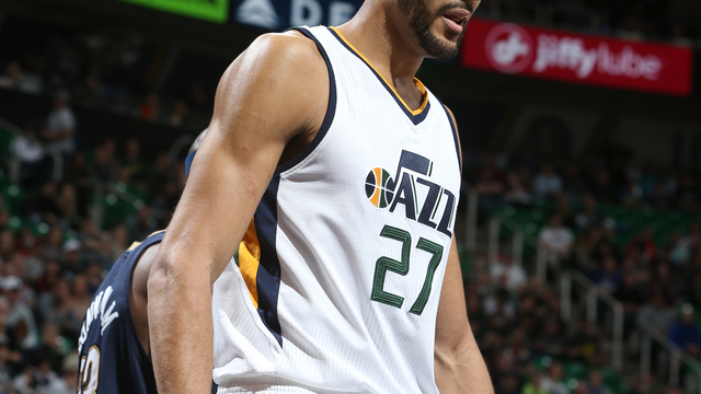 Jazz's Gobert suffers bone bruise, hyperextended knee