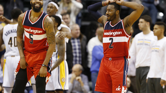 Watch: Wizards blow 2 chances to put Game 2 away in regulation