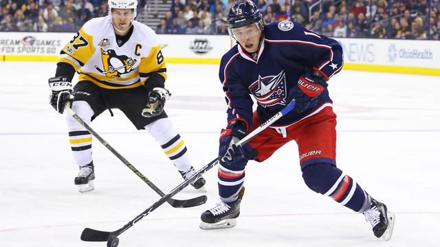 Watch: Atkinson scores 11 seconds into Game 3 vs. Penguins