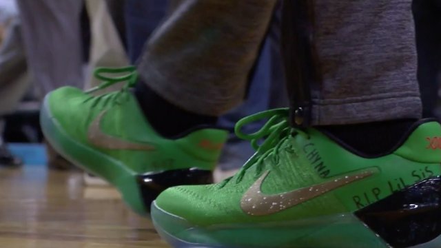 Isaiah pays tribute to sister with shoes: 'R.I.P. Lil Sis'