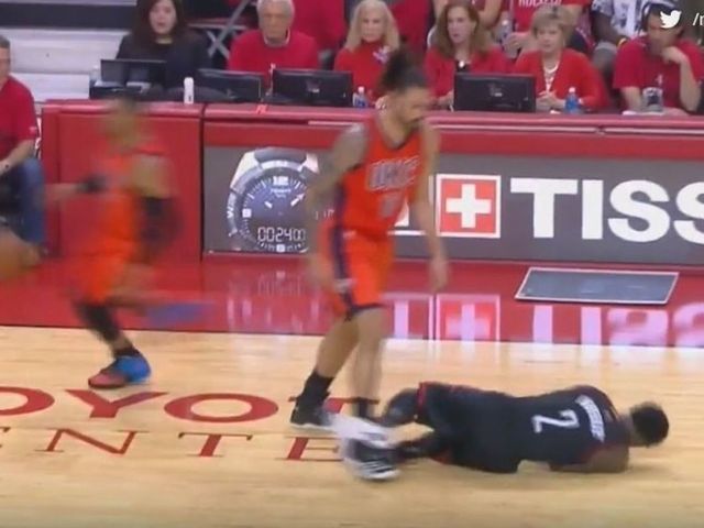 Watch: Adams levels Beverley with monstrous screen