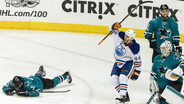 Watch: Kassian buries game-winner 5-hole after brutal Schlemko turnover
