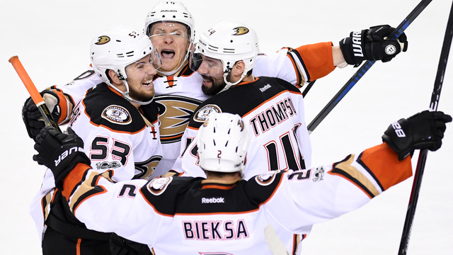 Watch: Ducks complete OT comeback to take 3-0 series lead