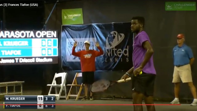 Watch: Tennis match interrupted by loud sex noises